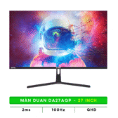 Màn hình phẳng DUAN 27 INCH 2K 100Hz DA272QP (IPS/27 INCH/ 2K/ 100 HZ / HDMI / DP0 Black New