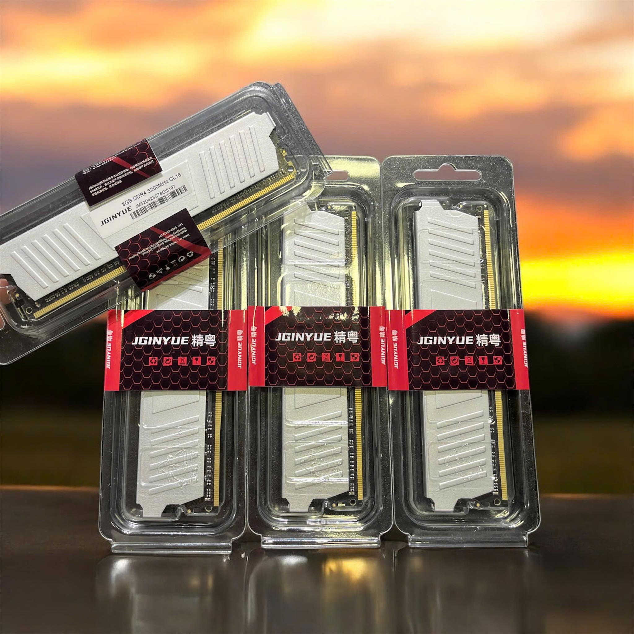 Ram Jginyue 16GB Bus 3200 DDR4 Tản nhiệt thép