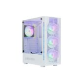 Vỏ Case vi tính Montech X1 White CA0X1WH000MT (Kèm 4 quạt RGB, ATX / mATX / mITX)