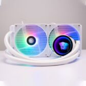 Tản nhiệt nước LeoPard TK1 - Trắng| 240mm, RGB Fixed