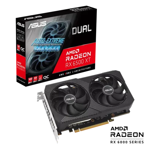 Vga Asus dual rx 6500 xt oc 4GB V2