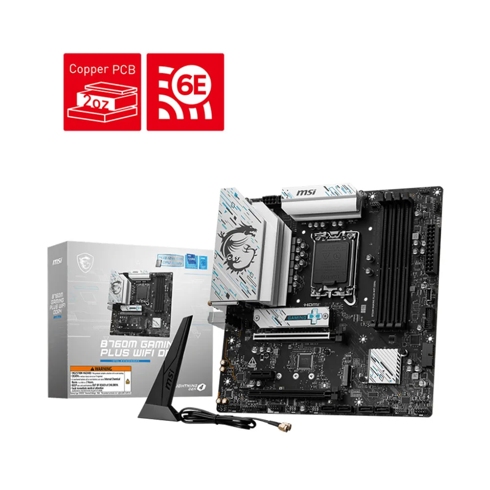 MAINBOARD MSI B760M GAMING PLUS WIFI DDR4