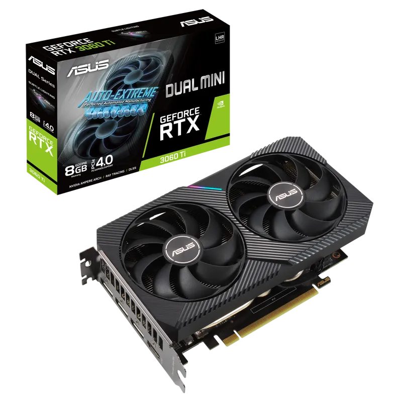 VGA ASUS DUAL GeForce RTX 3060 Ti V2 MINI 8GB GDDR6 - 2nd