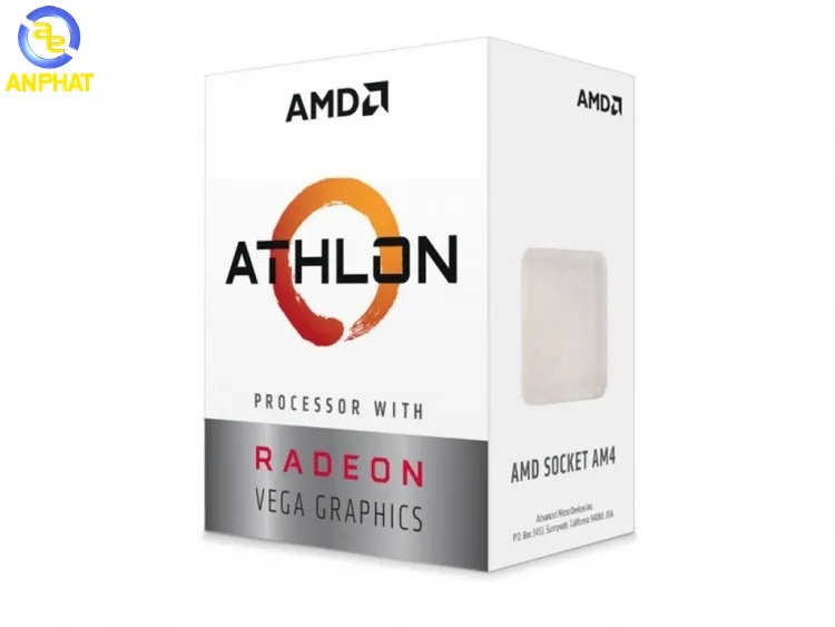 Bộ vi xử lý AMD Athlon 200GE / 3.2GHz / 2 nhân / 4MB / AM4 - 2nd