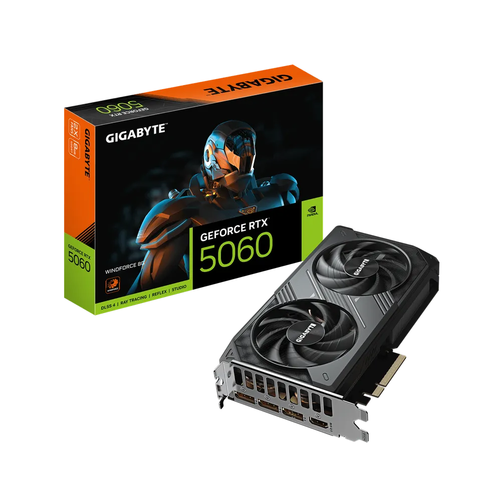Vga Gigabyte RTX 5060 WINDFORCE OC 8GB