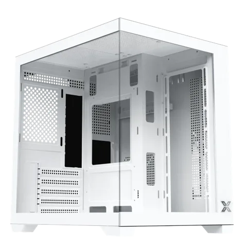 Vỏ máy tính Xigmatek Aqua MS Arctic (EN90069) (Chưa kèm Fan) | M-ATX/ITX, Trắng