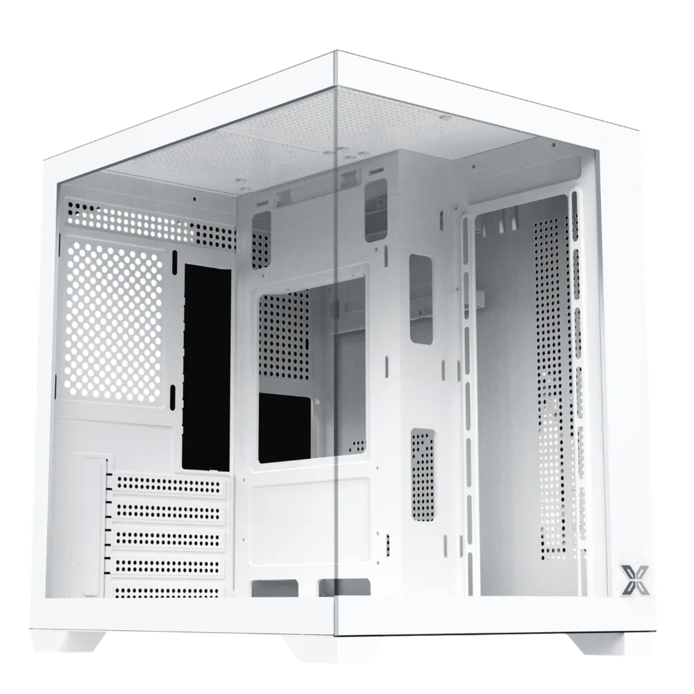 Vỏ máy tính Xigmatek Aqua MS Arctic (EN90069) (Chưa kèm Fan) | M-ATX/ITX, Trắng