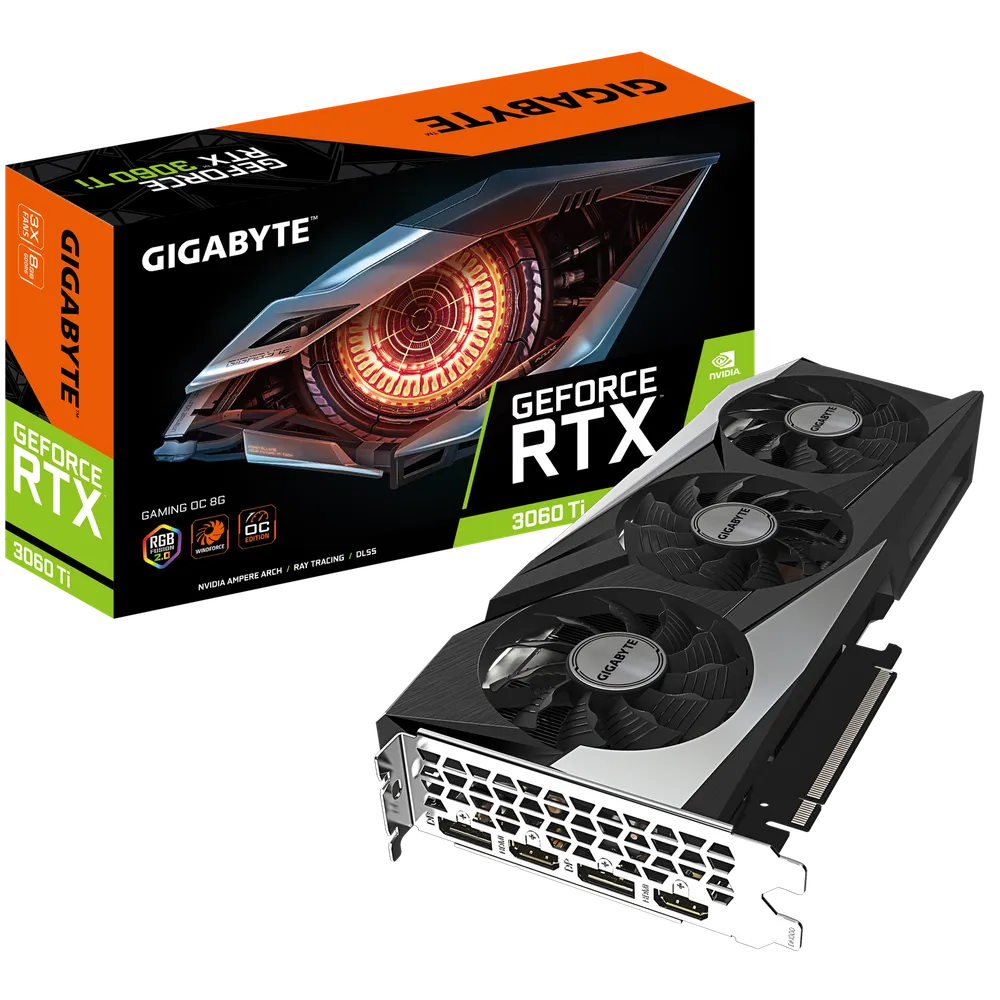 Card màn hình Gigabyte RTX 3060Ti Gaming OC - 2nd