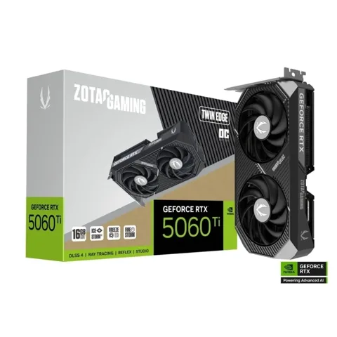 Card màn hình ZOTAC GAMING GeForce RTX 5060 Ti 16GB Twin Edge - 2nd