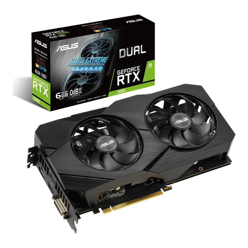 VGA ASUS Dual GeForce RTX 2060 OC EVO 6GB GDDR6 - 2nd