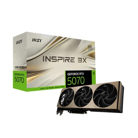 VGA MSI GeForce RTX 5070 12G INSPIRE 3X OC