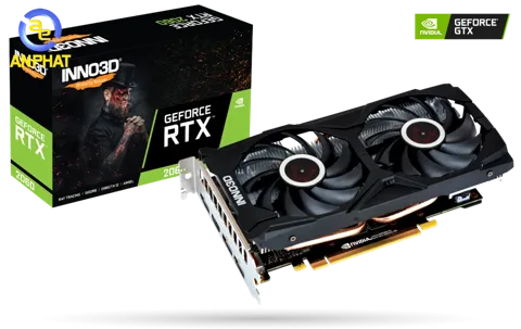 Card màn hình Inno3D RTX 2060 GAMING OC X2 6GB - 2nd