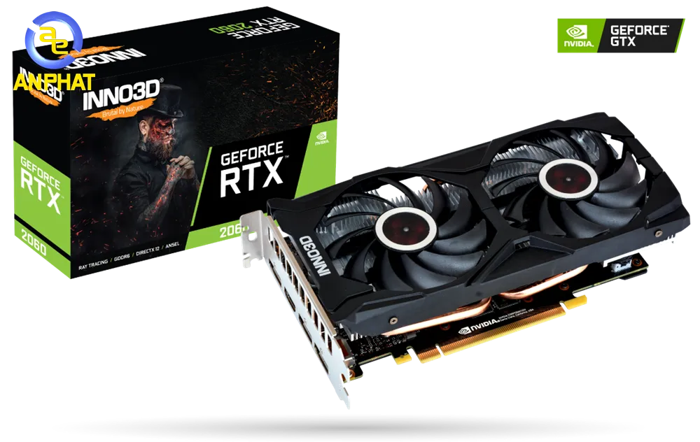 Card màn hình Inno3D RTX 2060 GAMING OC X2 6GB - 2nd