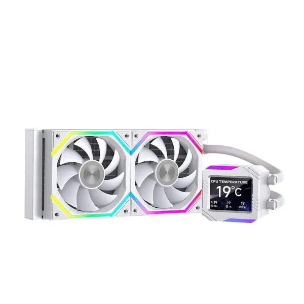 Tản Nhiệt Nước Leopard Astroshell V2G 240 ARGB Digital Trắng/White