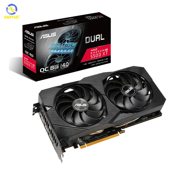 VGA ASUS Dual Radeon RX 5500 XT EVO OC (DUAL-RX5500XT-O8G-EVO)- 2nd