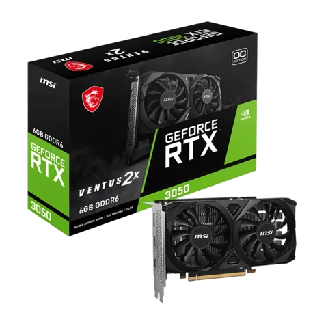 VGA MSI RTX 3050 VENTUS 2X E 6GB OC