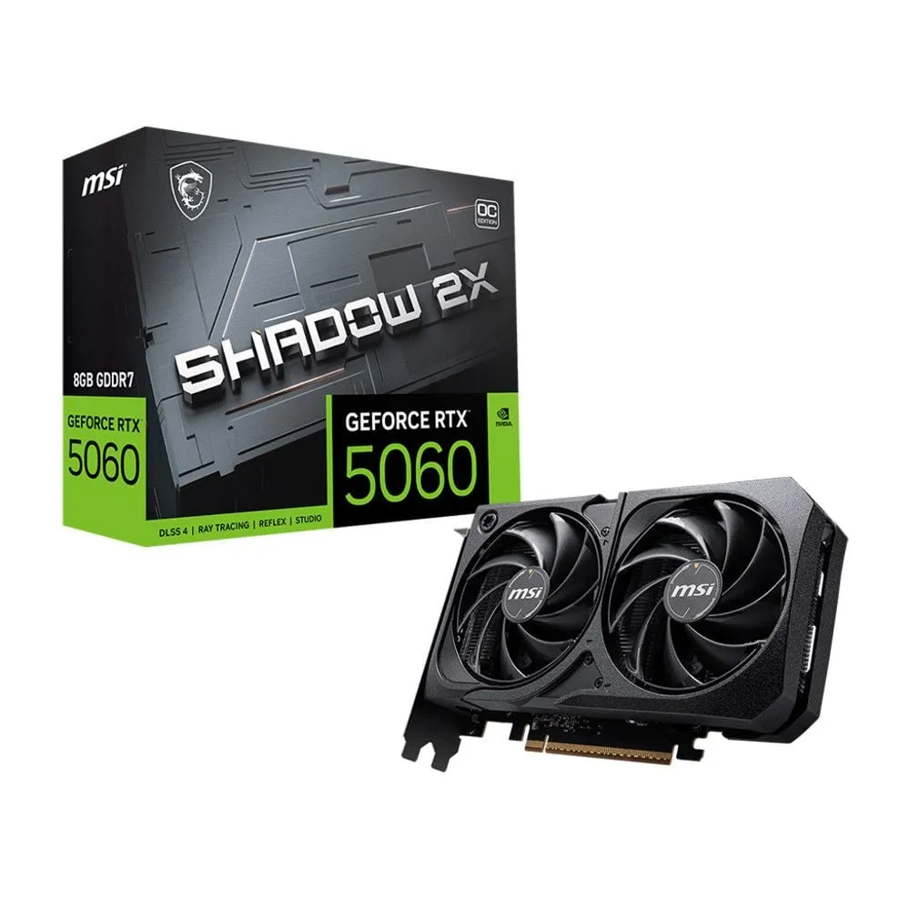 VGA MSI RTX 5060 Ti 8GB SHADOW 2X OC