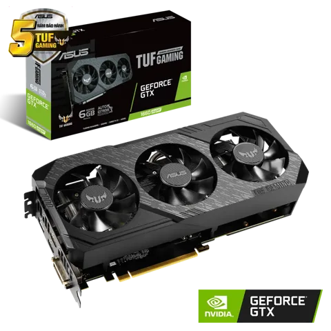 VGA ASUS TUF Gaming GeForce GTX 1660 SUPER 6GB GDDR6 OC edition (TUF-GTX1660S-O6G-GAMING) - 2nd
