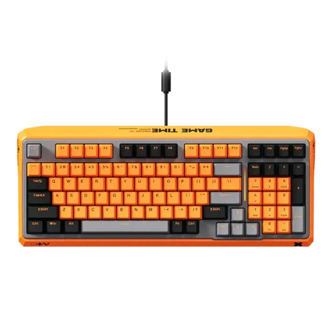Bàn phím gaming Rapoo ESK750-98 | Orange Grey Black, Blue Swich