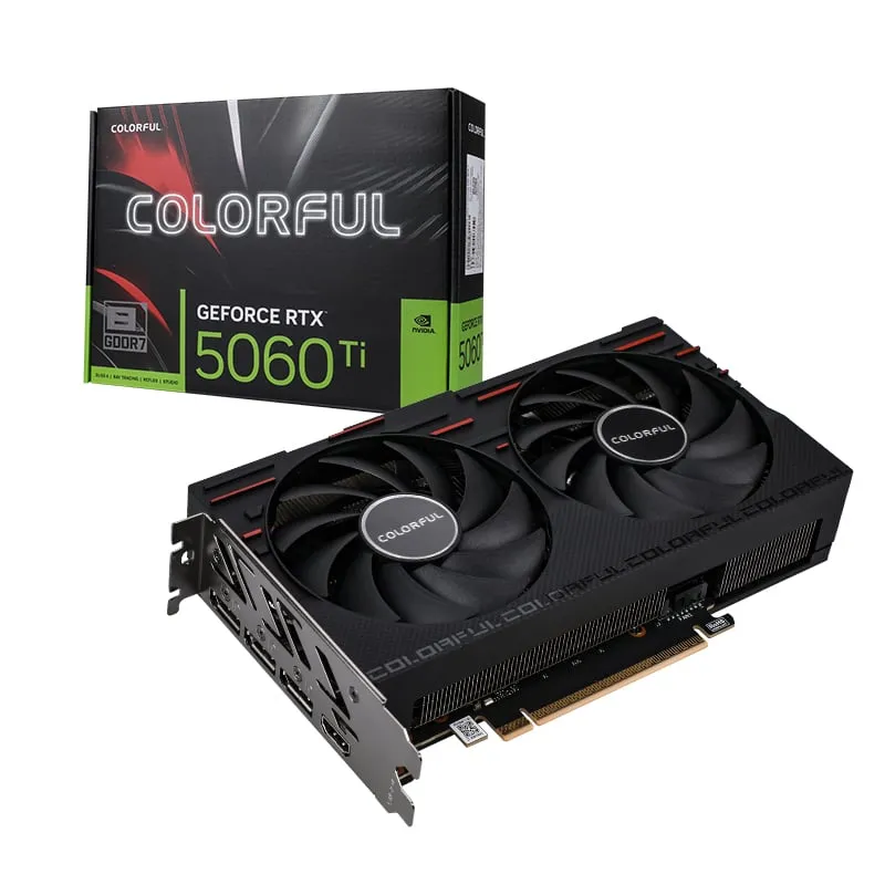 Card màn hình Colorful GeForce RTX 5060 Ti Gaming DUO 8GB-V