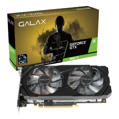 VGA GALAX GeForce GTX 1660 Ti (1-Click OC) 6GB GDDR6- 2nd