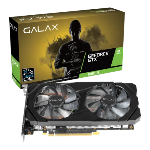 VGA GALAX GeForce GTX 1660 Ti (1-Click OC) 6GB GDDR6- 2nd