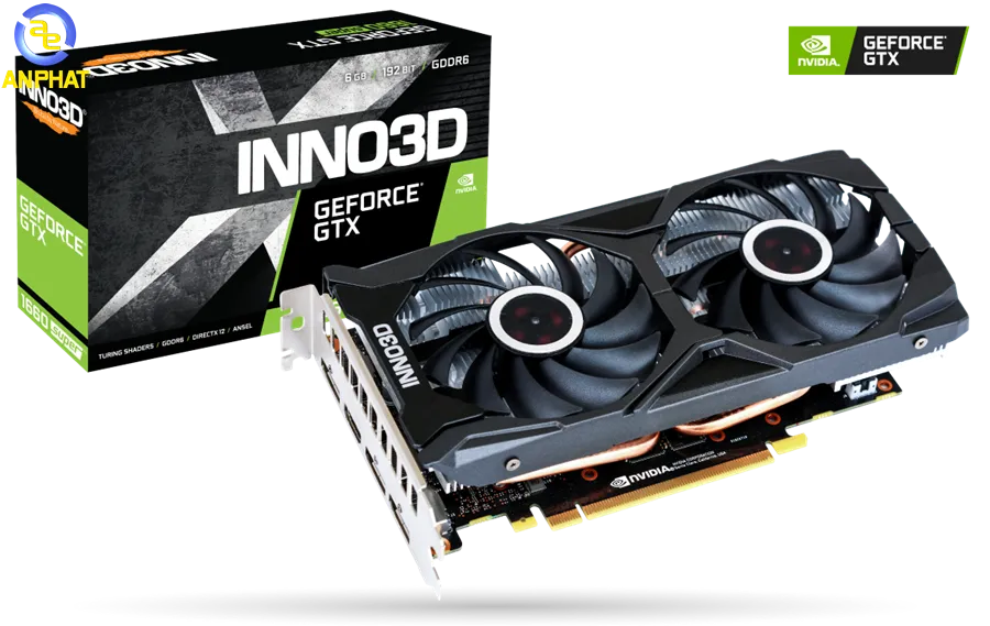 Card màn hình INNO3D GeForce GTX 1660 Super Twin 2X 6GB DDR6- 2nd