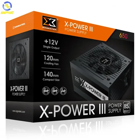 NGUỒN MÁY TÍNH XIGMATEK X-POWER III 650 - 600W EN45990