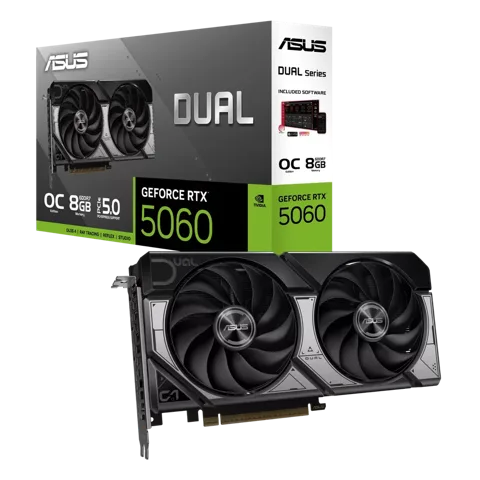 VGA ASUS DUAL RTX 5060 8GB GDDR7 OC (DUAL-RTX5060-O8G)