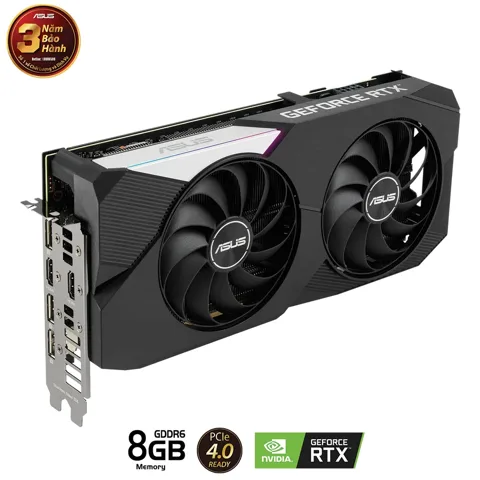 VGA ASUS Dual GeForce RTX 3060 Ti V2 OC 8GB GDDR6 (DUAL-RTX3060TI-O8G-V2) - 2nd